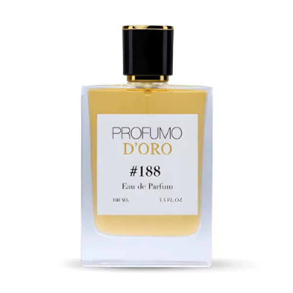 Profumo Doro 188 – eleganter Flakon mit süß-blumigem Eau de Parfum aus Rose, Vanille und Moschus